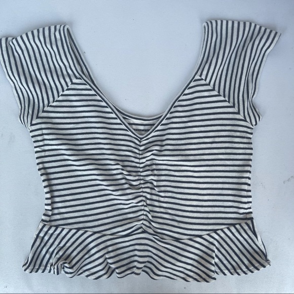 AE Striped Crop Top - Picture 1 of 2